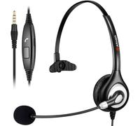 Casque Pour Téléphone Portable Avec Microphone, Réduction Du Bruit Et Contrôle Du Volume, Jack 3,5 Mm, Pour Fritzfon C6 X6, Iphone, Samsung, Huawei, Android, Tablette, Ordinateur, Appels,
