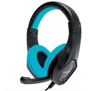 Casque gamer AMSTRAD AMS-H888 BLUE 40mm Power Bass