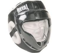 Casque pro metal boxe protection polycarbonate Noir G
