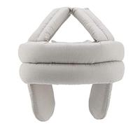 Casque Protection Personne Age Casque Anti-collision Chapeau de Protection des Personnes Agées Ajuster Casque Respirant Sécurisé Vieil Homme Protection Auditive Prévention des Chutes(Gris clair)