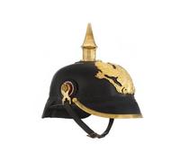 Casque prussien allemand antique pour GN Noir Acier