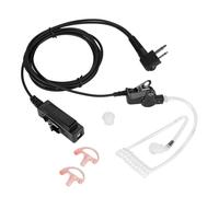Casque radio bidirectionnel avec tube acoustique, oreillette pour Motorola avec microphone et bouton PTT, compatible avec les modèles CP200D,
