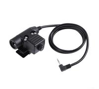 Casque radio PTT, U94 Adaptateur PTT Push To Talk pour talkie-walkie pour BaoFeng UV-5R pour Kenwood pour Z - Tactique (pour Motorola A)