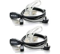Casque radio Retevis 2 pin compatible avec Walkie Talkie Retevis RT24 Plus RT622 RT27 BF UV-5R Plus BF-888S BF-88E Kenwood casque de sécurité (2pcs)