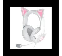 Razer Casque filaire Kraken Kitty V2 – RGB, oreilles Kitty, Triforce 40 mm, micro HyperClear – Blanc