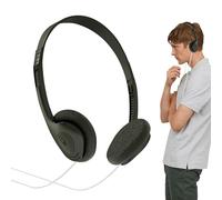 Casque rétro avec câblage des écouteurs - Casque stéréo léger de style vintage | Écouteurs audio confortables conçus pour une utilisation de divertissement de voyage pour le joueur walkma