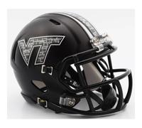Casque Riddell NCAA Virginia Tech Hokies Mini SpeedHelmet Replica Mini Speed Style Noir Mat Couleurs de l' quipe Taille unique
