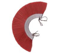 Casque Romain En Métal, Crête, Rouge