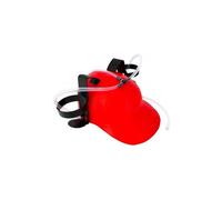 Casque Rouge A Biere Deux Supports - Boire - Boisson - Match - Fete Soiree