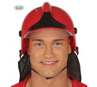 casque rouge de pompier Casque de pompier
