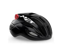 Casque route met rivale mips noir rouge