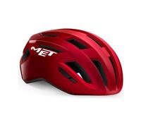 Casque route met vinci mips rouge metallise brillant