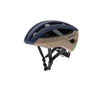 Casque route smith network mips bleu marron