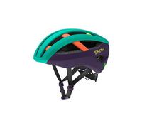 Casque route smith network mips violet vert