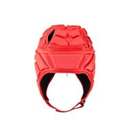 Casque Rugby Casque de Football Professionnel, Casquette Rugby, Couvre-Chef Gardien But, Protection tête, Antichoc, But pour Adultes(Red,L)