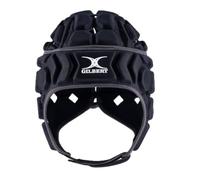 Casque Rugby Gilbert Octane Noir/Gris - Headguard Rugby - Taille XXS