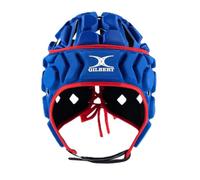 Casque Rugby Gilbert Octane Royal/Rouge - Headguard Rugby - Taille S