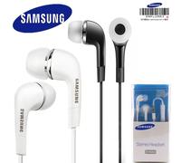 Casque Samsung EHS64, casque avec micro intégré, écouteurs intra-auriculaires filaires 3,5 mm pour smartphones dans un emballage de vente au détail