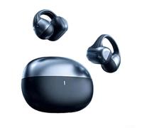 Casque sans fil à clipser avec micro, double pilote dynamique de 11 mm pour des appels clairs, 40 heures de lecture, IP5X résistant à la transpiration pour la salle de sport et les activités de plein