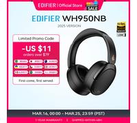 Casque sans fil à réduction de bruit active Edifier WH950NB, Bluetooth 5.4, Hi-Res Wireless, 80 heures d'autonomie, 4 microphones Ivory
