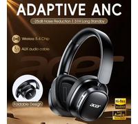 Casque sans fil Acer OHR633, conçu pour le jeu avec faible latence, annulation active du bruit avec double microphone, microphone intégré haute définition, qualité audio stéréo haute définition, couss