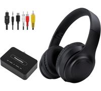 Casque Sans Fil Avec Émetteur Pour Regarder La Télévision, Casque Antibruit Pour Seniors, Casque Tv Bluetooth Stéréo Hd, Sans Latence Audio, Autonomie De 30H, Prêt À L'Emploi, Cadeau Pour Seniors