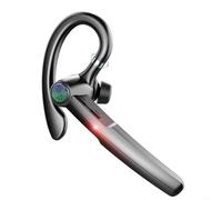 Casque sans fil avec microphone pour un usage professionnel, fonction de traduction IA et crochet rotatif pour environnements actifs (Noir AI)