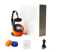 Casque sans fil, avec suppression active du bruit, son stéréo HiFi, 15 heures d'autonomie, pliable, pour les trajets en voyage, les podcasts et les appels (argent)