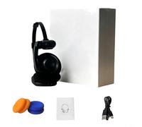 Casque sans fil, avec suppression active du bruit, son stéréo HiFi, 15 heures d'autonomie, pliable, pour les trajets en voyage, les podcasts et les appels (noir)