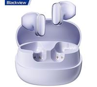 Casque sans Fil Blackview AirBuds 20, Écouteurs Bluetooth Réduction du Bruit DNS 400 mAh IPX4 étanche - Violet
