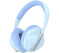Casque sans fil Bluetooth 5.3 avec Basses et Son st¿¿r¿¿o Casque Over Head Oreille Ouverte Rouge