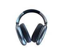 Casque sans Fil Bluetooth 5.4 avec Microphone, Connexion Multi-appareils, Ultra-léger, Grande Autonomie, Appairage Automatique - Coussinets en Simili Cuir (Coussinet Similicuir Gris)