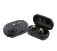 Casque sans fil Bluetooth Guess ENC Noir 4G Métal