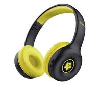 Trust Nouna Casque Enfant Bluetooth 85dB, Micro Pliable, 15h Autonomie, Autocollants, Musique, Noir