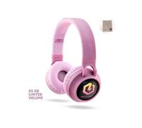 Casque sans fil - PowerLocus - Buddy - Bluetooth - Micro SD - Lumières à LED - Rose Rose