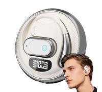 Casque sans fil - Écouteurs supra-auriculaires pour course à pied, son immersif et appels clairs pour moto, camionneur, cyclisme, entraînement, avion, course à pied, voyage