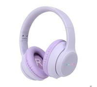 Casque sans fil enfants LED Light Limiteur de décibels Avec câble AUX Lavender Lilac imoshion