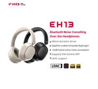 Casque sans fil FiiO EH13 à réduction de bruit, casque supra-auriculaire Bluetooth hybride ANC, autonomie de 45 heures, casque pour voyage/jeu White