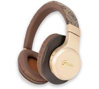 Casque Sans Fil - Guess - 4G Script - Marron - Bluetooth 5.3 - IPX4