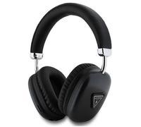 Guess Casque sans fil GUBHK1SATSK Cuir PU Saffiano Bluetooth 5.3 IPX4 Autonomie 32h Noir