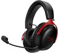 Casque sans fil HyperX Cloud III avec microphone, rouge