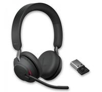 Casque sans fil - Jabra - Evolve2 65 - USB-C - Mono - Compatible MS Teams - Beige