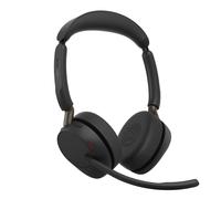 Casque sans fil Jabra Evolve3 65 Bluetooth USB Type-A arceau avec 4 microphones réduction de bruit adaptative noir