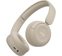 Casque sans Fil JVC avec autonomie de 50 Heures, Coussinets Souples, Conception Pliable, Bluetooth 5.3, Connexion multipoint, Application égaliseur EQ, Micro intégré - Beige Mat - HAS59WC