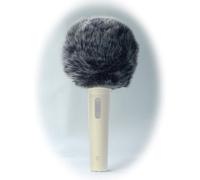 Casque sans Fil karaoké Handheld Microphone Wind Coque Furry Pare-Brise Compatible pour Shure SM58 Beta 58 87 A PG58 Pga48lc KSM9 SM86 AKG C5 C7 C535eb Sennheiser E935 E822s E945 E822s XS1