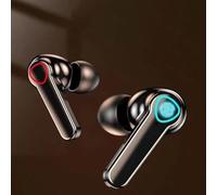 Casque sans fil M19 pour TWS avec son stéréo Hi-Fi 53 et 9D IPX7 étanches avec contrôle tactile et écran LED pour le sport