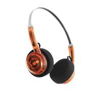 Casque sans fil Mecha rétro, transparent, rechargeable, interrupteur de volume rotatif, longue batterie, réduction du bruit, adapté pour la course à pied, le sport, les jeux sur ordinateur