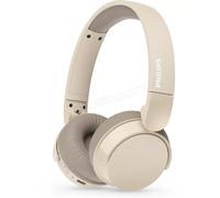 Philips TAH3209BG Casque sans Fil Supra-aural Bluetooth léger, Isolation phonique Passive, 25 Heures d’autonomie, Son Naturel, appels clairs, Basses dynamiques, Recharge en 2 Heures Via USB-C - Beige