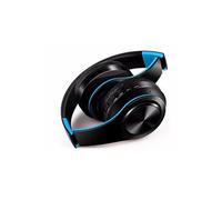 Casque Sans Fil Pliable pour LG Q7 Smartphone Bluetooth Boutons Reglable Son Universel (BLEU)