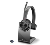 Casque sans fil Poly Voyager 4310 UC et support de charge - certifié par les ...